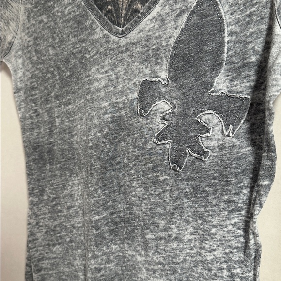 Cottyon gray y2k burnout tee shirt size medium - Picture 3 of 6